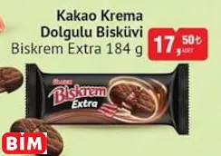 BİSKREM EXTRA KAKAO KREMA DOLGULU BİSKÜVİ